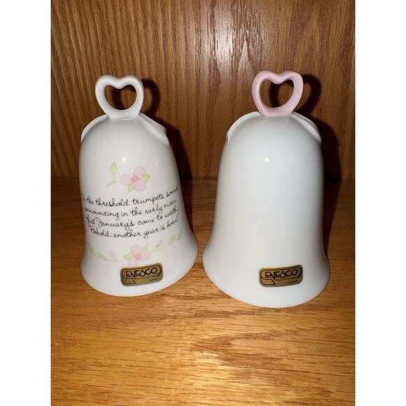 Vintage Lot Monthly Bells Porcelain Precious Moments Enesco READ for Details - Picture 3 of 16